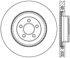 StopTech Cross Drilled Sport Brake Rotor - 2015 Ford Mustang w/ Brembo - Front Left