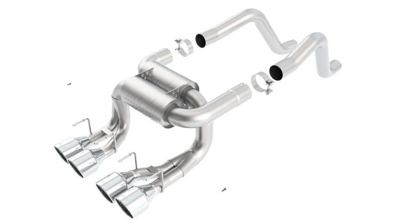 Borla 06-12 Chevrolet Corvette Z06/ZR1 6.2L/7.0L 8cyl Aggressive ATAK Exhaust (rear section only) (view 2)