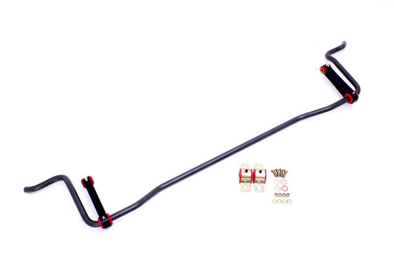 BMR 05-10 S197 Mustang Rear Solid 22mm Sway Bar Kit w/ Bushings & Billet Links - Black Hammertone Main image