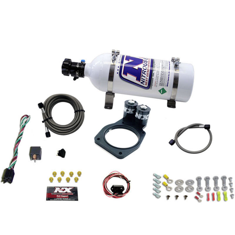 Nitrous Express 10-15 Chevrolet Camaro Nitrous Plate Kit (50-150HP) w/5lb Bottle (view 2)