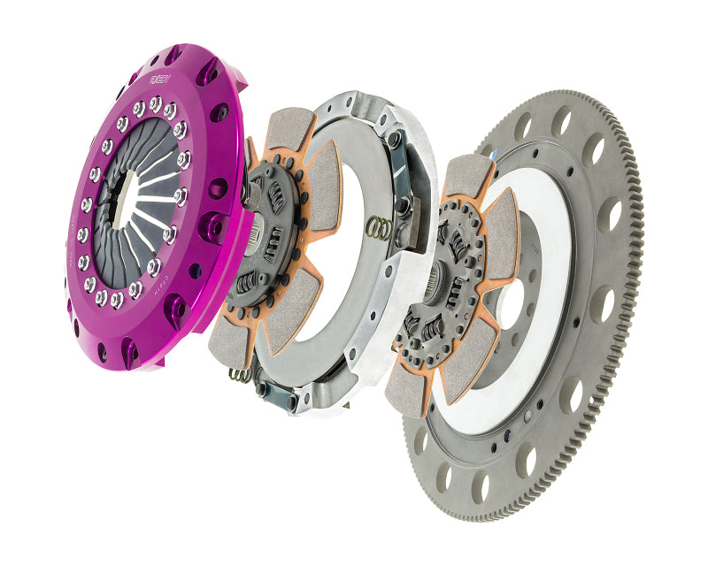 Exedy 11-16 Ford Mustang GT 5.0L Hyper Twin Cerametallic Clutch Sprung Center Disc Push Type Cover (view 5)