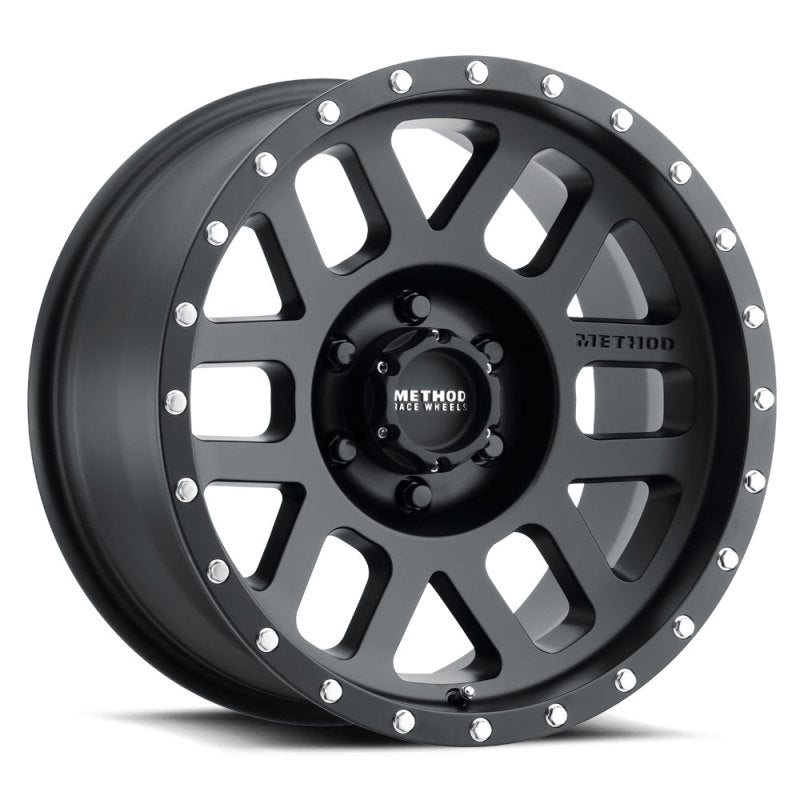 Method MR306 Mesh 18x9 +18mm Offset 6x135 94mm CB Matte Black Wheel Main image