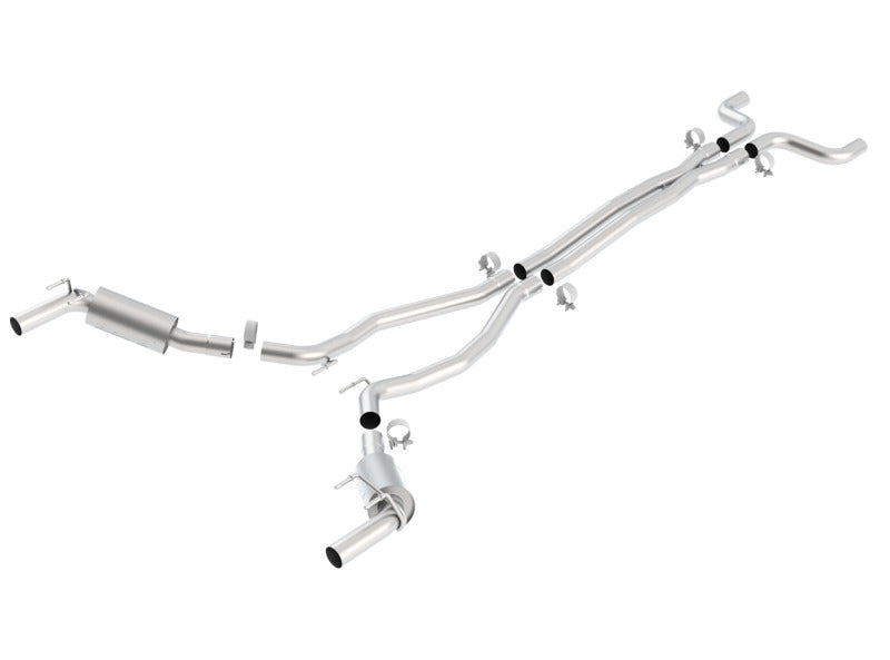 Borla 2010 Camaro 6.2L V8 S Type Catback Exhaust w/o Tips works w/ factory ground affects package ON Secondary image