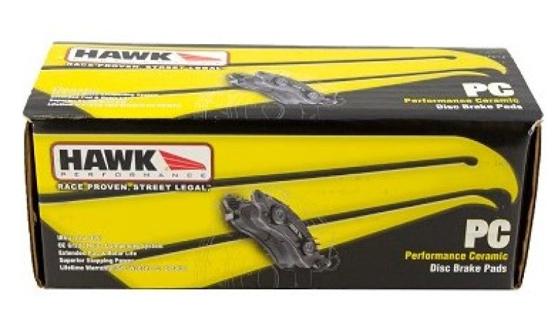 Hawk 15-17 Ford Mustang Performance Ceramic Rear Brake Pads (view 3)