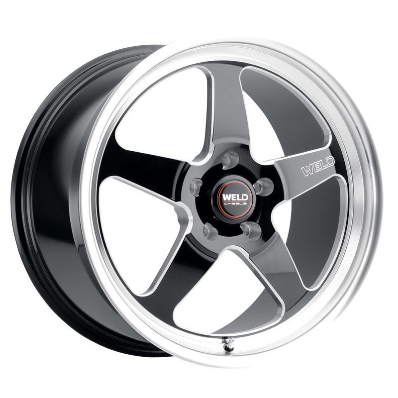 Weld S155 18x5 Ventura Drag 5x120 ET-23 BS2.1 Gloss BLK MIL DIA 78.1 (view 3)