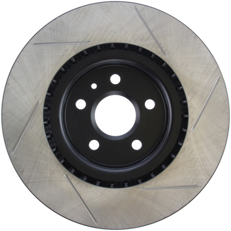 StopTech Power Slot 10 Camaro SS 8cyl / 09 Pontiac G8 GXP Front Right Slotted Rotor (view 6)