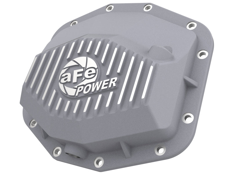 aFe 21-22 RAM 1500 TRX HEMI V8 6.2L(sc) Street Series Rear Differential Cover Raw w/ Machined Fins Main image