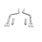 MagnaFlow Axle-Back, SS, 3in, Quad Split Rear 3.5 Tips 2015 Dodge Challenger incl SRT Hellcat (view 44)