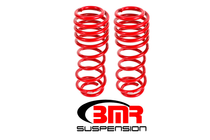 BMR 07-14 Shelby GT500 Rear Handling Version Lowering Springs - Red Main image