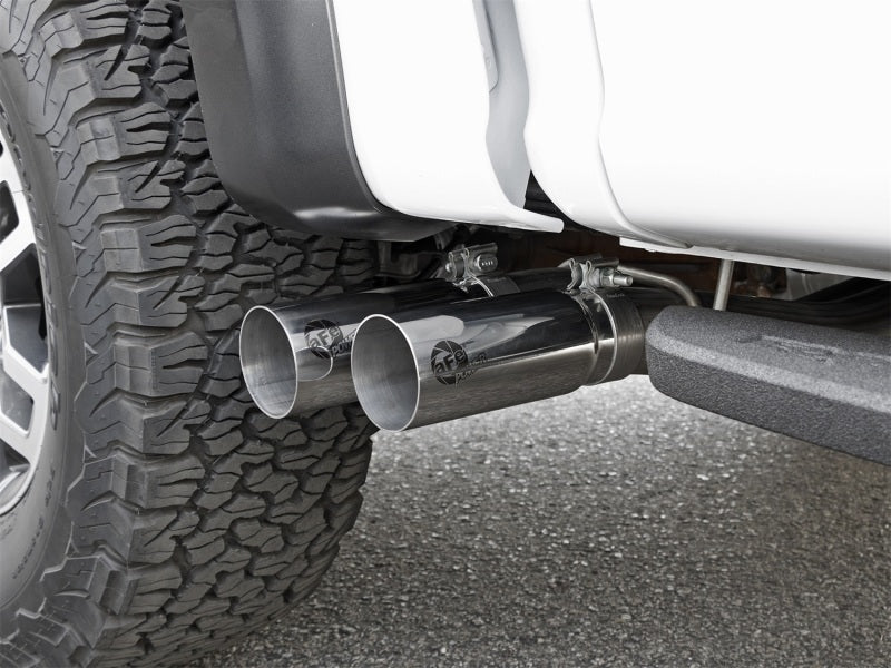 aFe POWER Rebel Series 3in 409 SS Cat Back Exhaust w/ Polished Tips 17 Ford F-150 Raptor V6-3.5L (view 3)