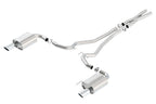Borla Atak S Cat-Back 15-17 Ford Mustang GT 5.0L V8 MT/AT 2.5in pipe 4in tip (view 2)