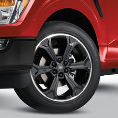 Ford Racing 15-23 F-150 22in Wheel Kit - Black w/Machined Face