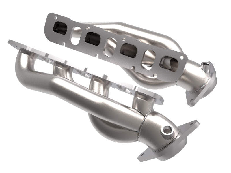 aFe Power Twisted Steel 304SS Shorty Header 2021 Ram 1500 TRX V8-6.2L (uncoated) (view 7)