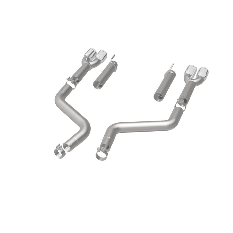 MagnaFlow Axle-Back, SS, 3in, Quad Split Rear 3.5 Tips 2015 Dodge Challenger incl SRT Hellcat (view 46)