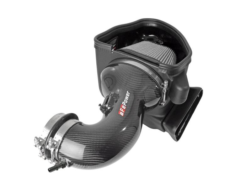 aFe 17-12 Chevrolet Camaro ZL1 (6.2L-V8) Track Series Carbon Fiber CAI System w/ Pro-DRY S Filters (view 9)