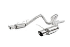 MBRP 11-14 Ford Mustang GT 5.0L Dual Split Rear Race Version T409 3in Cat Back Exhaust System (view 2)