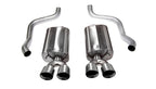 Corsa 09-13 Chevrolet Corvette C6 6.2L V8 Polished Sport Axle-Back Exhaust (view 2)