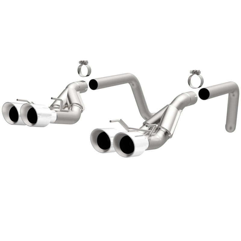 MagnaFlow 09-11 Chev Corvette V8 6.2L Comp Series Quad Center Rear Exit SS Cat-Back Perf Exhaust (view 2)