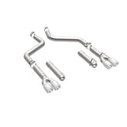 MagnaFlow Axle-Back, SS, 3in, Quad Split Rear 3.5 Tips 2015 Dodge Challenger incl SRT Hellcat (view 47)