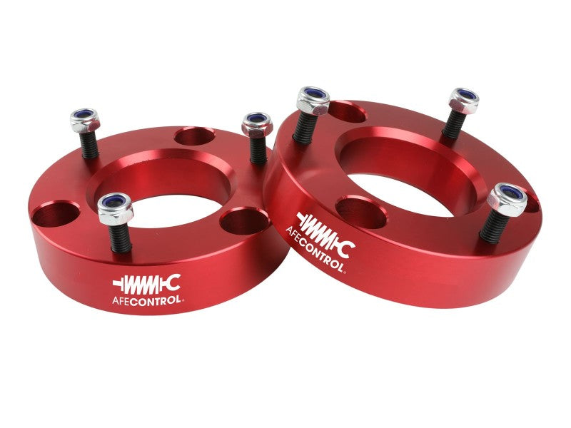 aFe CONTROL 2.0 IN Leveling Kit 04-21 Ford F-150 - Red Main image