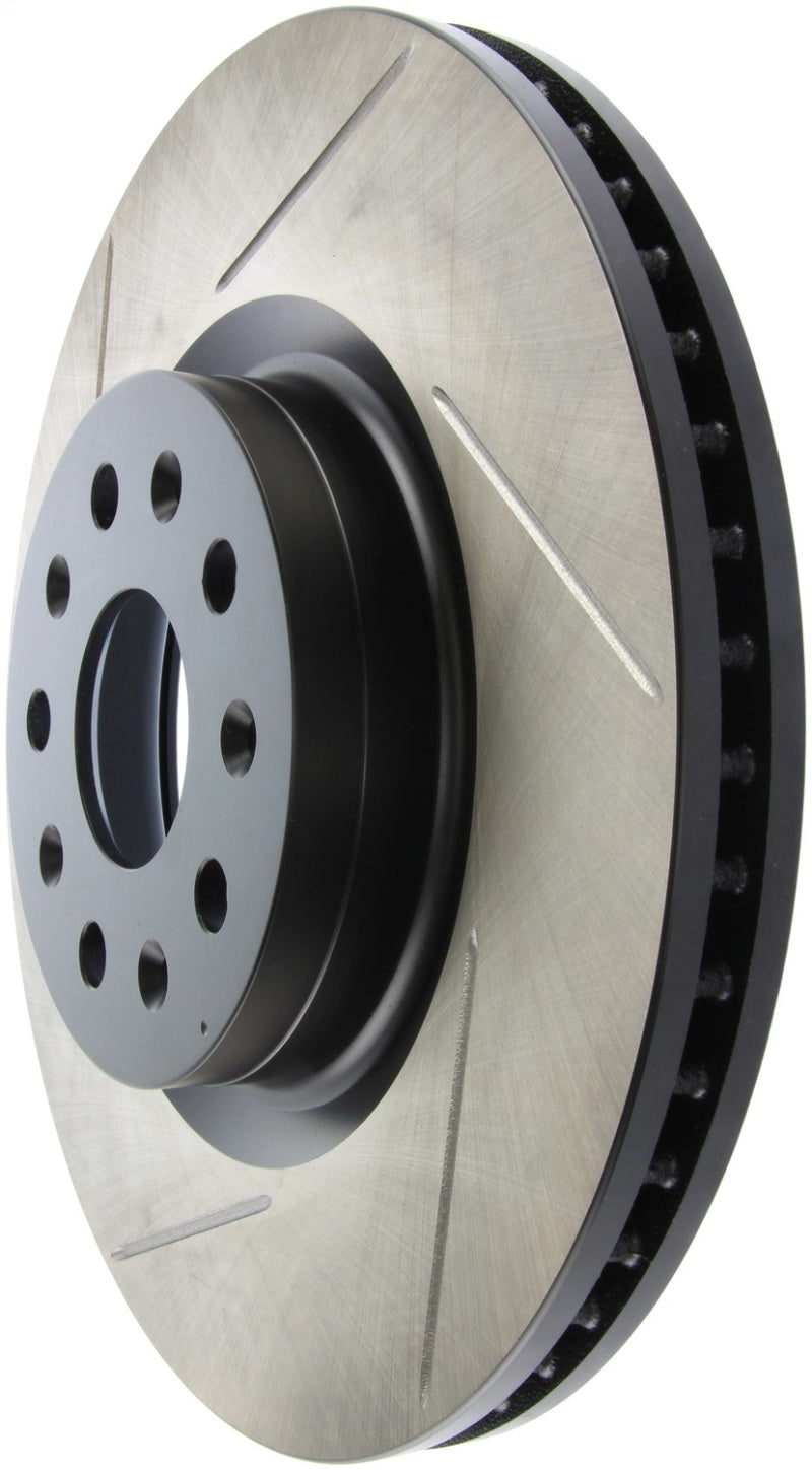 StopTech Sport Slot 16-18 Cadillac CT6 Slotted Front Right Rotor (view 2)