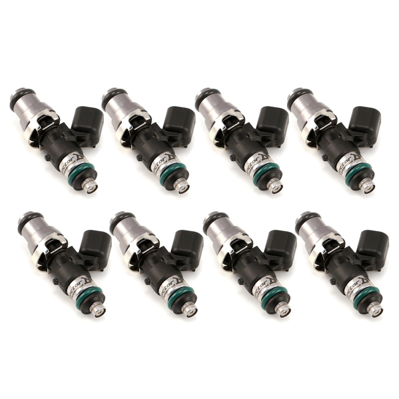 Injector Dynamics 1340cc Injectors - 48mm Length - 14mm Grey Top - 14mm Lower O-Ring (Set of 8) Main image