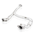 Stainless Works 15-18 F-150 3.5L Downpipe 3in High-Flow Cats Y-Pipe Factory Connection (view 10)