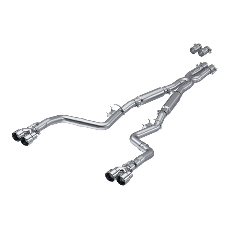 MBRP 17-Up Dodge Challenger 5.7L/6.2L/6.4L Aluminized Catback Exhaust (view 2)