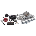 Edelbrock Pro Flo 4 Fuel Injection Kit Seq Port Ford 289-302 ci 550 HP 29 LbHr Injectors Satin (view 3)