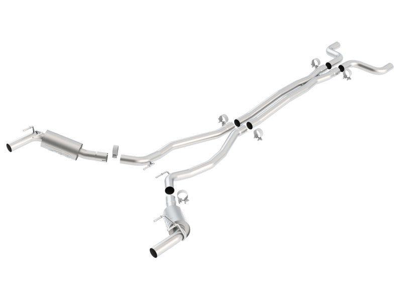 Borla 10-13 Chevy Camaro SS 6.2L V8 ATAK Catback Exhaust Incl. X Pipe works w/GFX Package (view 2)