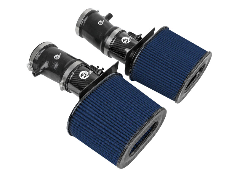 aFe 15-19 Lamborghini Huracan V10-5.2L Track Series Intake System w/ Pro 5R Filter Main image