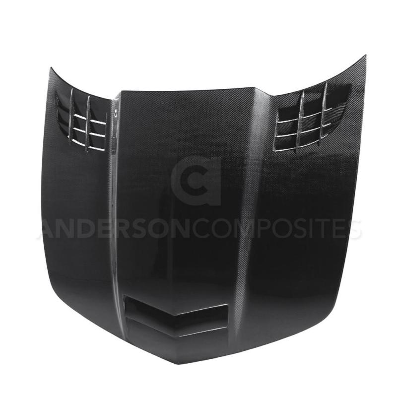 Anderson Composites 10-13 Chevy Camaro TTII-Style Carbon Fiber Hood (view 2)