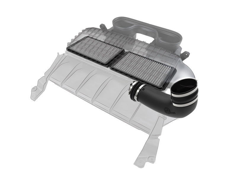 aFe 21-23 Ram 1500 TRX HEMI V8 6.2L (sc) Super Stock Induction System w/ Pro DRY S Filters Main image