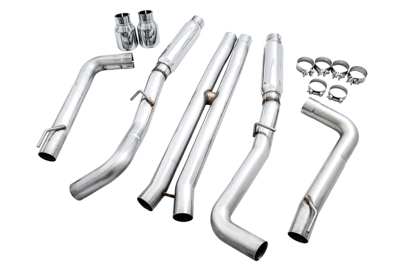 AWE Tuning 2015+ Dodge Charger 6.4L/6.2L Supercharged Track Edition Exhaust - Chrome Silver Tips (view 7)