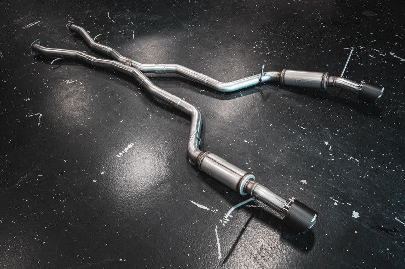 MBRP 18-23 Dodge Durango SRT 6.4L Armor Lite AL Steel 3in Cat Back Exhaust Dual Rear Exit w/ SS Tips (view 5)