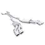 Stainless Works 2016-18 Cadillac CTS-V Sedan Catback System Resonated X-Pipe Dual-Mode Mufflers (view 2)