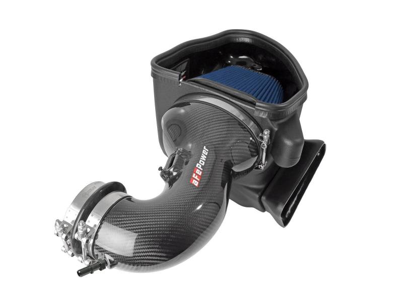 aFe 17-12 Chevrolet Camaro ZL1 (6.2L-V8) Track Series Carbon Fiber CAI System w/ Pro 5R Filters (view 8)