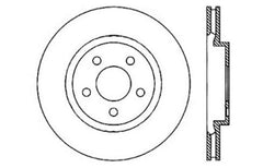 StopTech 05-09 Chrysler 300 (5.7L V8 exc SRT-8) Rear Left Slotted & Drilled Rotor