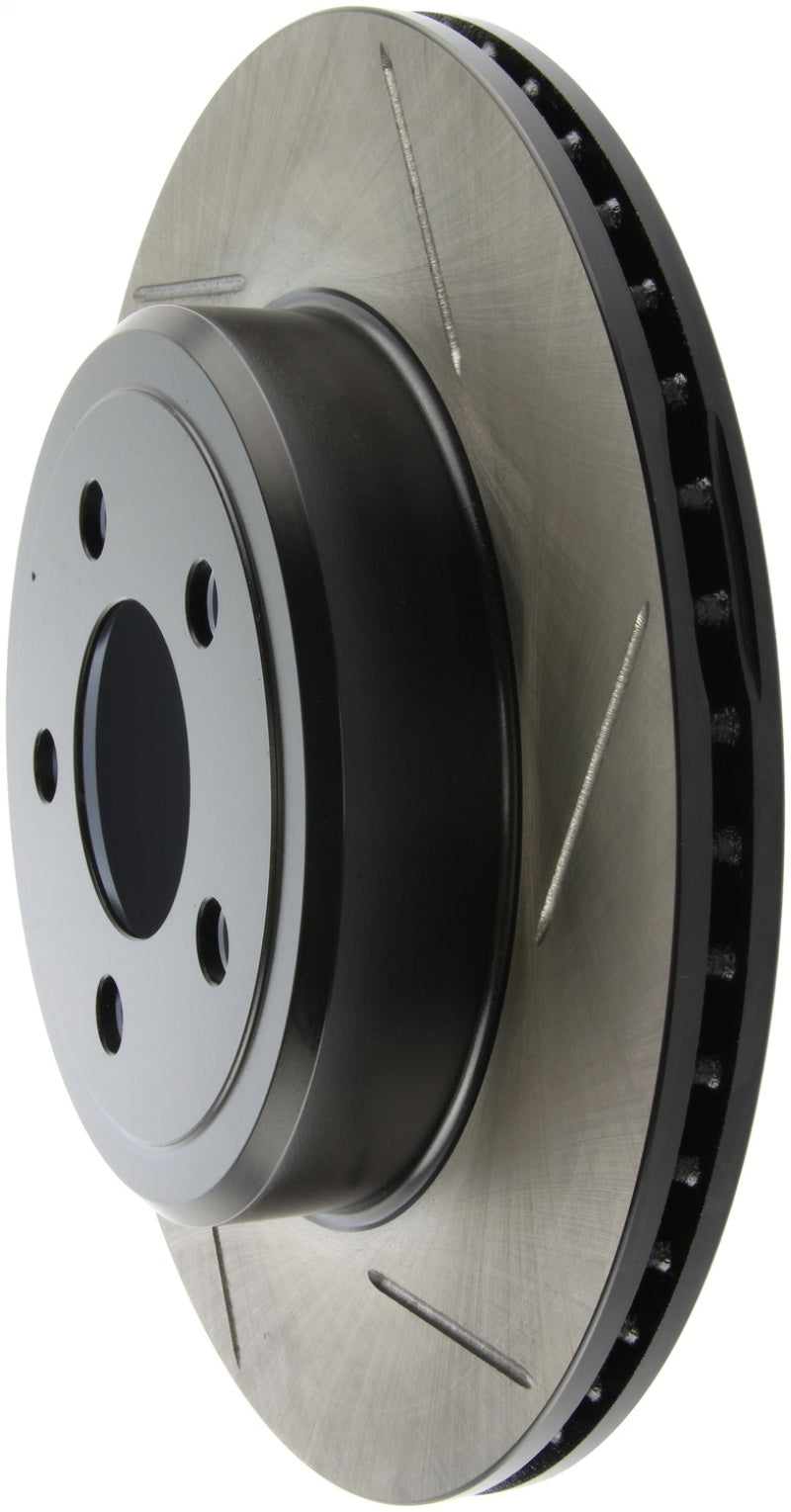 StopTech Power Slot 05 Chrysler 300C 5.7L V8 w/ Vented Rear Disc Rear Left SportStop Slotted Rotor (view 7)