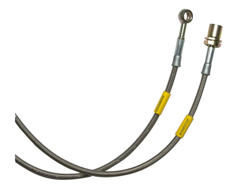 Goodridge 16-19 Chevrolet Camaro (1SS w/1LE Brembo Red FR Monobloc Calipers) SS Brake Line Kit Main image