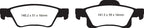 EBC 11+ Dodge Durango 3.6 Yellowstuff Rear Brake Pads (view 7)