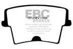 EBC 05-09 Chrysler 300 2.7 Redstuff Rear Brake Pads (view 6)