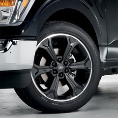 Ford Racing 15-23 F-150 22in Wheel Kit - Black w/Machined Face