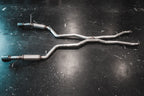 MBRP 18-23 Dodge Durango SRT 6.4L Armor Pro T304 SS 3in Cat Back Exhaust Dual Rear Exit w/ CF Tips (view 6)