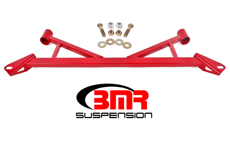 BMR 15-17 S550 Mustang Front 4-Point Subframe Chassis Brace - Red Main image