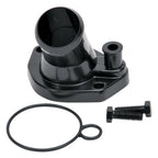 Edelbrock Steel Water Neck for Ford Small Block Windsor - Black (view 4)