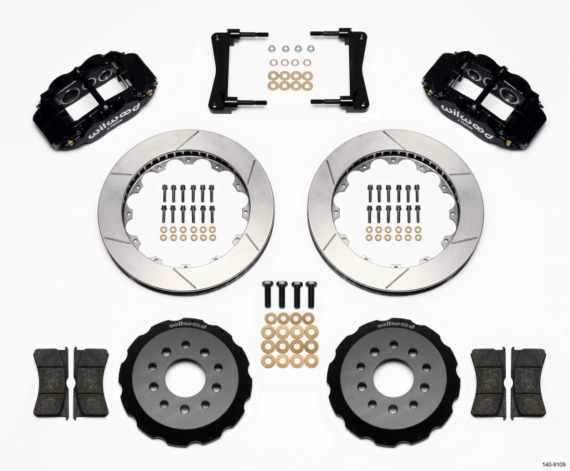 Wilwood Narrow Superlite 6R Front Hat Kit 13.06in 2005-2014 Mustang Main image