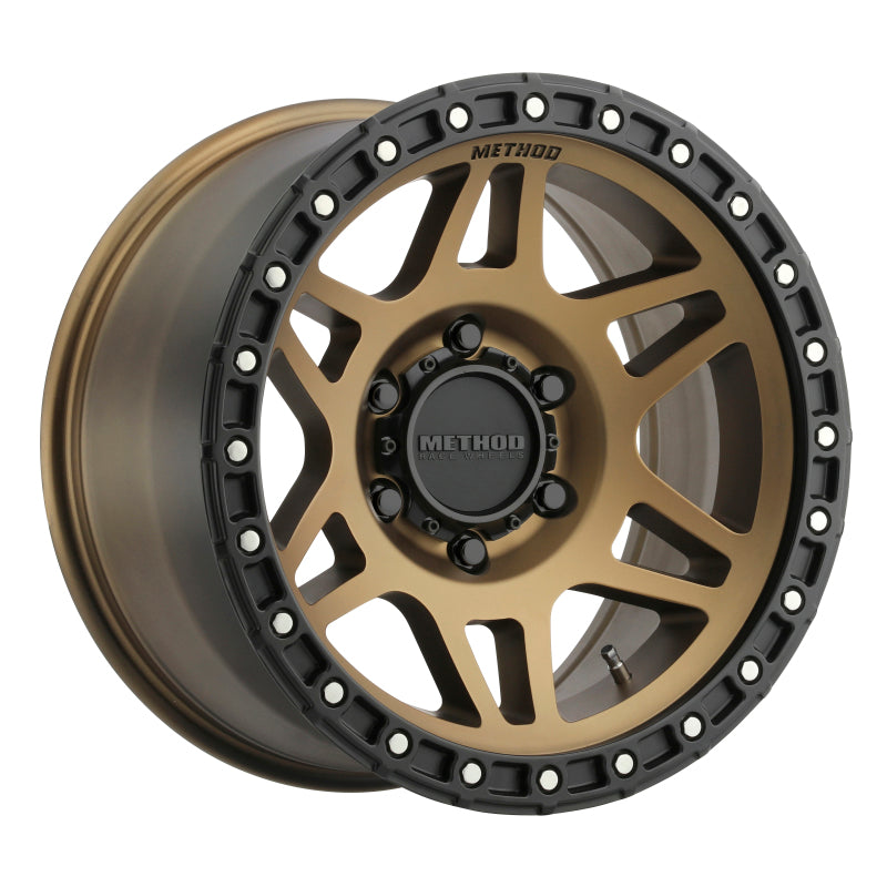Method MR312 17x8.5 0mm Offset 6x135 87mm CB Method Bronze/Black Street Loc Wheel Main image