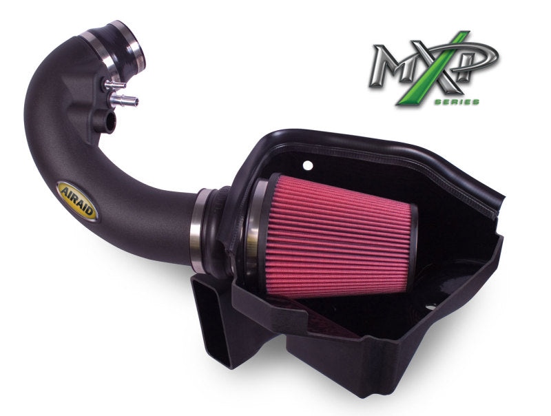 Airaid 12-13 Ford Mustang Boss 302 MXP Intake System w/ Tube (Oiled / Red Media) (view 4)